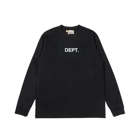 Gallery Dept. Minimalist DEPT. Logo Long Sleeve T-Shirt - Black/White