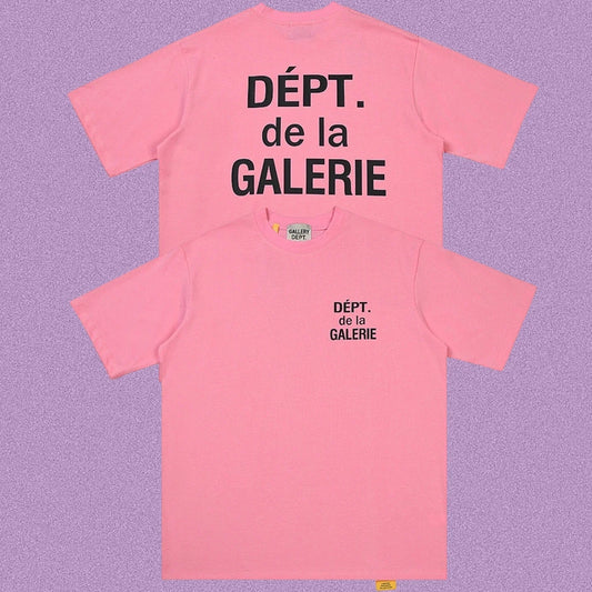 Gallery Dept. DÉPT. de la GALERIE Short Sleeve T-Shirt - Pink/Black