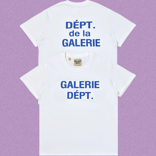 Gallery Dept. Galerie Dépt. Short Sleeve T-Shirt - White/Blue
