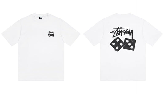STUSSY Dice Logo Graphic T-Shirt