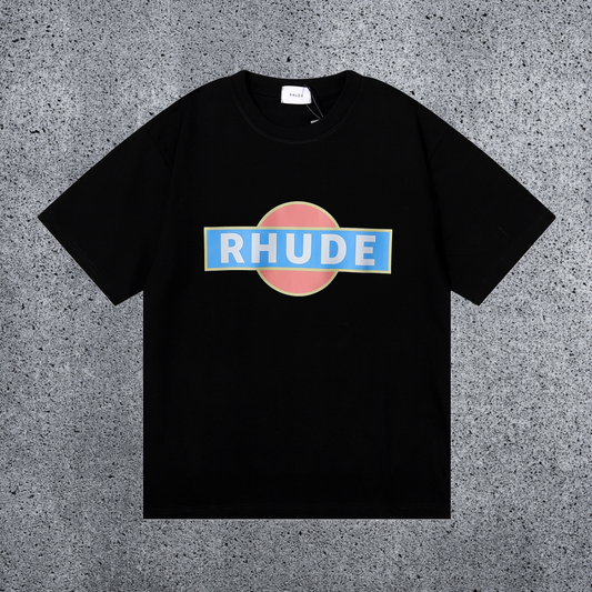 RHUDE Logo Graphic T-Shirt – Black