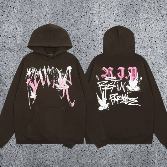 REVENGE 999 Graphic Fleece Hoodie