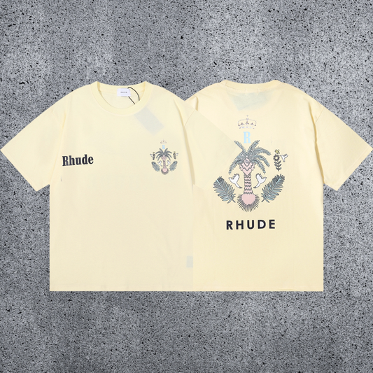 RHUDE Royal Crest T-Shirt – Cream