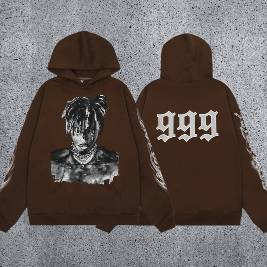 REVENGE 999 Portrait Graphic Hoodie