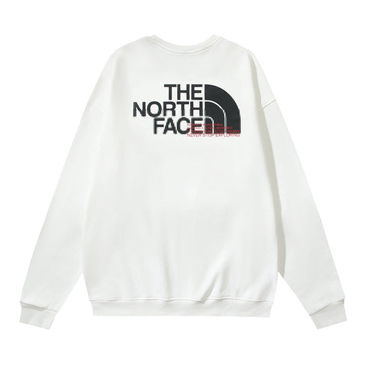The North Face Oversized Half Dome Logo Crewneck Sweatshirt – White