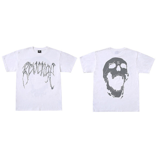 REVENGE Skull Graphic T-Shirt