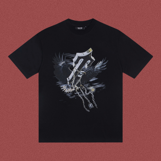 TRAPSTAR Eagle Graphic T-Shirt Black
