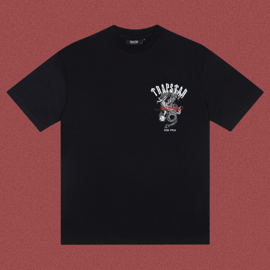 TRAPSTAR Dragon Logo Graphic T-Shirt Black