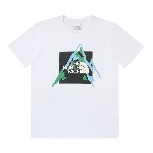 The North Face Mountain Peak Logo White T-Shirt