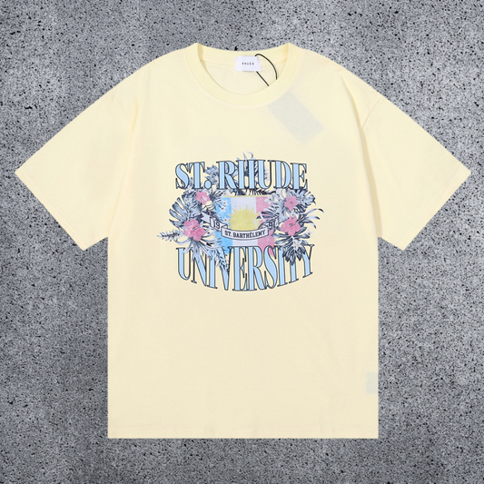 RHUDE St. Barthelemy T-Shirt – Cream