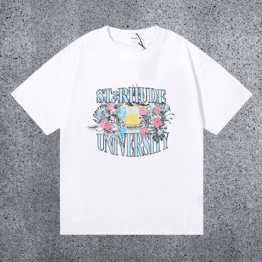 RHUDE St. Barthelemy Graphic T-Shirt – White