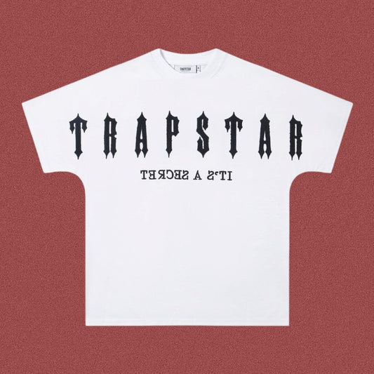 TRAPSTAR Gothic Logo White T-Shirt