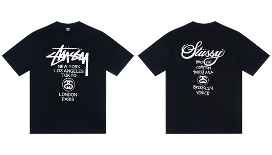 STUSSY City Logo Graphic T-Shirt