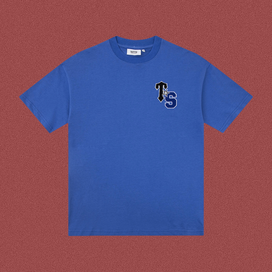 TRAPSTAR TS Logo Towel Embroidery T-Shirt Blue