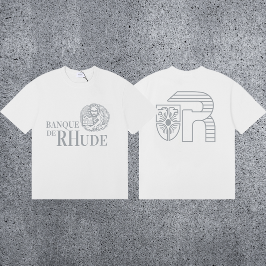 RHUDE Banque de Graphic T-Shirt – White
