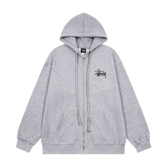 STUSSY Classic Logo Black Pullover Hoodie