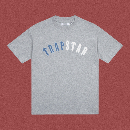 TRAPSTAR Arc Logo Towel Embroidery T-Shirt Grey