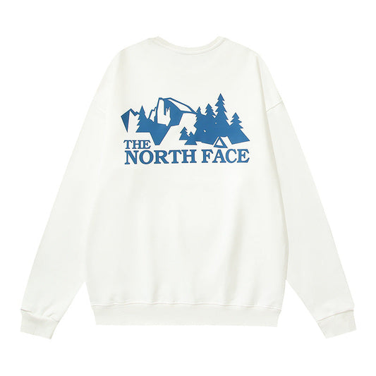 The North Face Forest Landscape Graphic Crewneck Sweatshirt – White