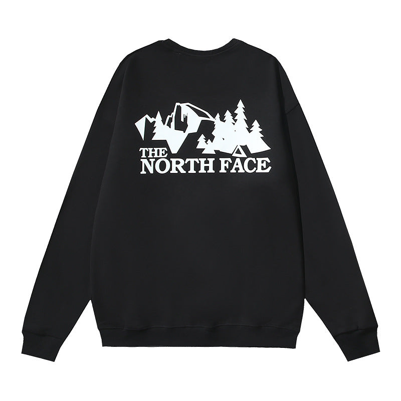 The North Face Forest Landscape Graphic Crewneck Sweatshirt – Black