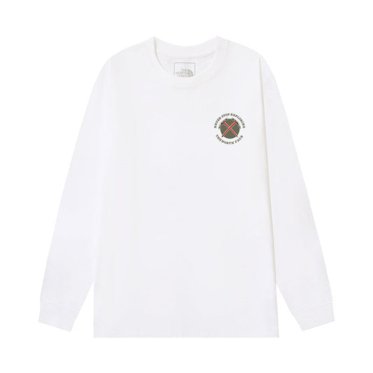 The North Face Never Stop Exploring Graphic Long Sleeve T-Shirt – White