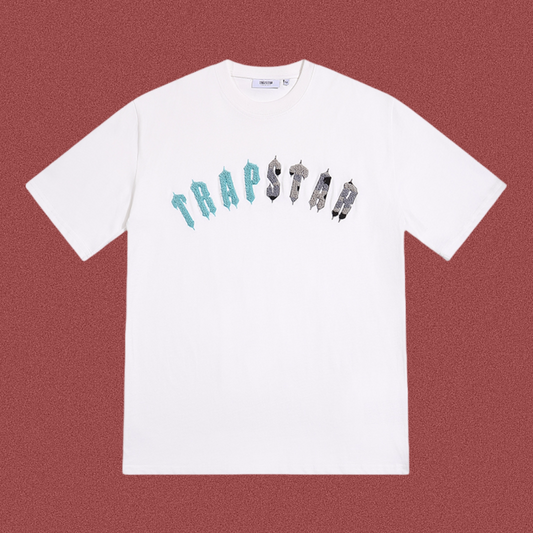 TRAPSTAR White Towel Embroidered T-Shirt