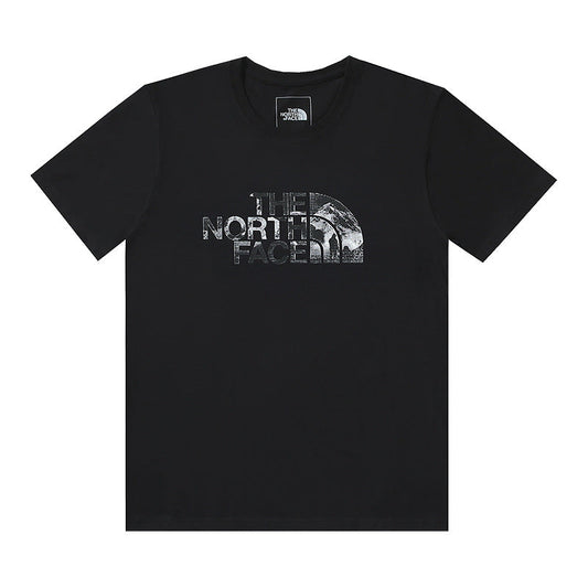 The North Face Stone Texture Logo Black T-Shirt
