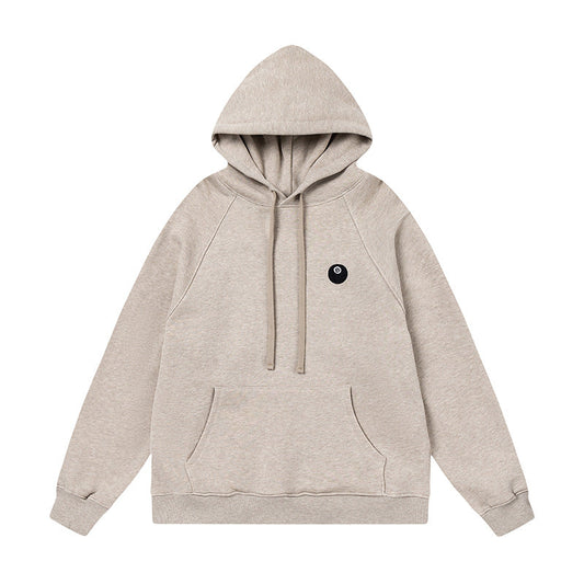 STUSSY 8 Ball Logo Hoodie Beige