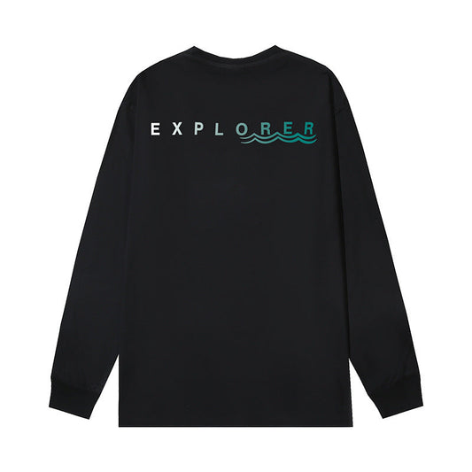The North Face Explorer Graphic Long Sleeve T-Shirt – Black