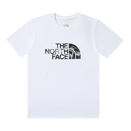 The North Face Stone Texture Logo White T-Shirt