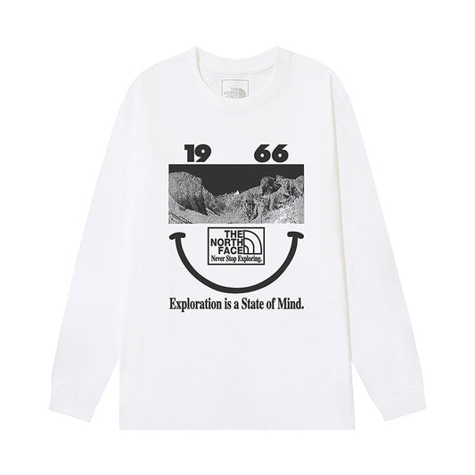 The North Face 1966 Exploration Graphic Long Sleeve T-Shirt – White