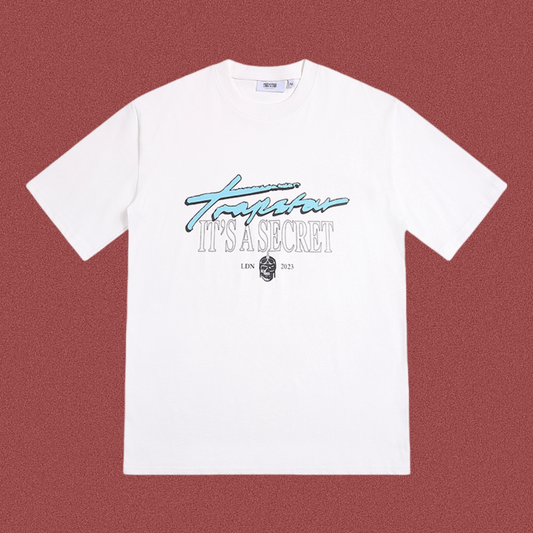 TRAPSTAR It's A Secret Graphic White T-Shirt