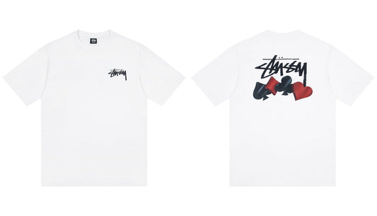 STUSSY Dice Graphic T-Shirt – White