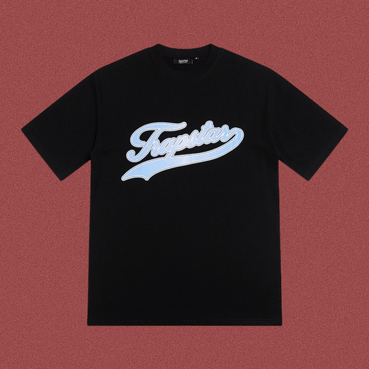 TRAPSTAR Script Logo Black T-Shirt