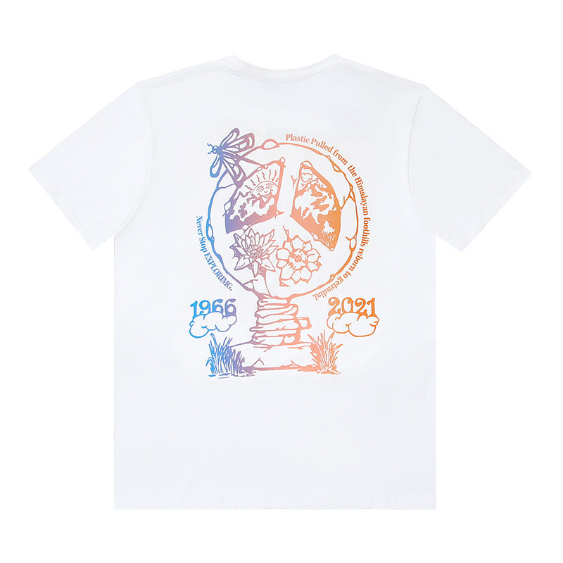 The North Face Eco Globe Gradient White T-Shirt