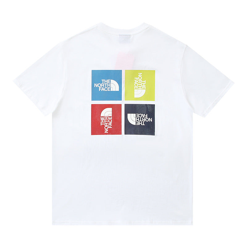 The North Face Quad Box Logo White T-Shirt