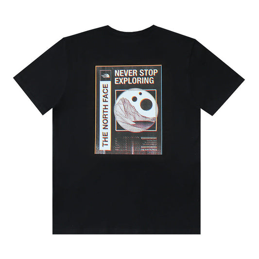 The North Face Never Stop Exploring Poster Black T-Shirt