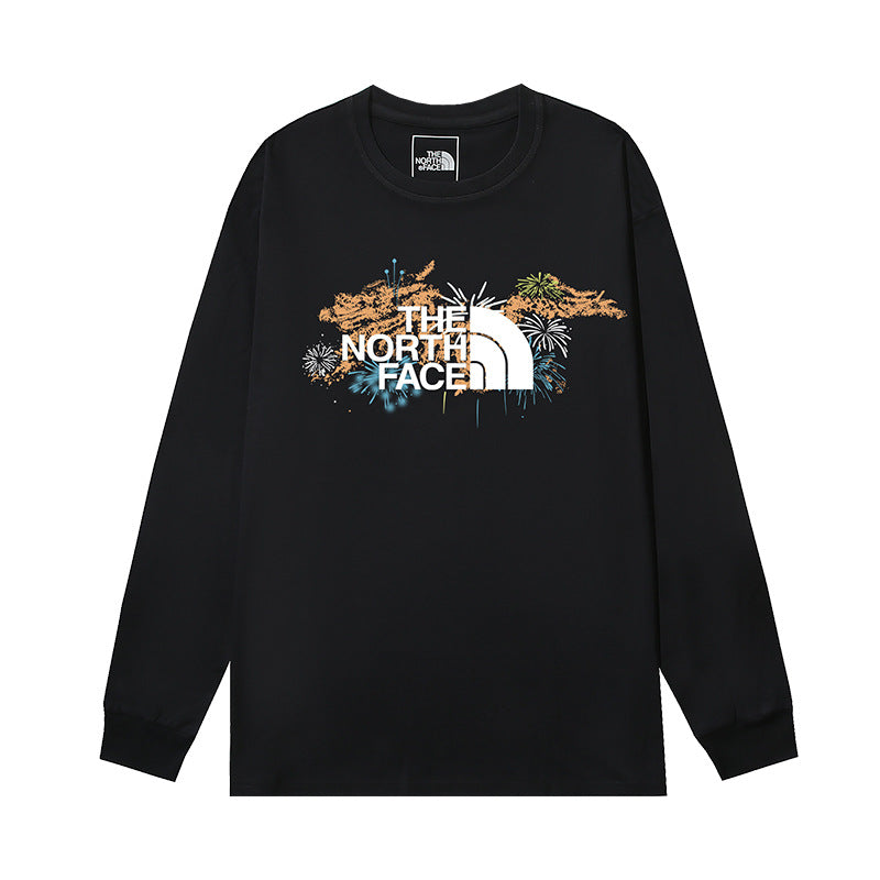 The North Face Nature Graphic Logo Long Sleeve T-Shirt – Black