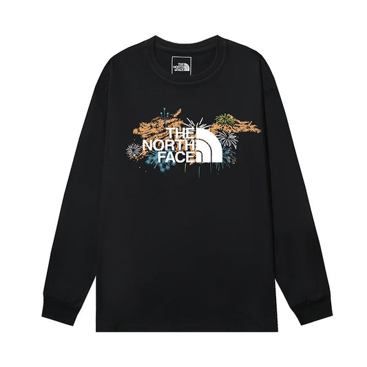 The North Face Nature Graphic Logo Long Sleeve T-Shirt – Black