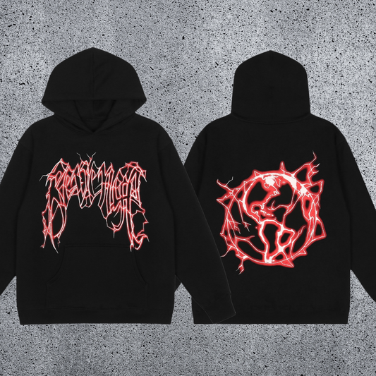 REVENGE Electric Skull Hoodie