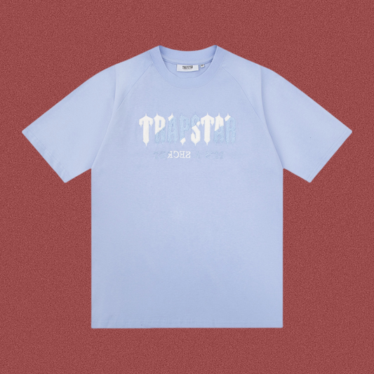 TRAPSTAR It's A Secret Terry Logo Light Blue T-Shirt