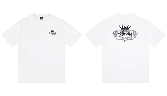 STUSSY Crown Logo Graphic T-Shirt