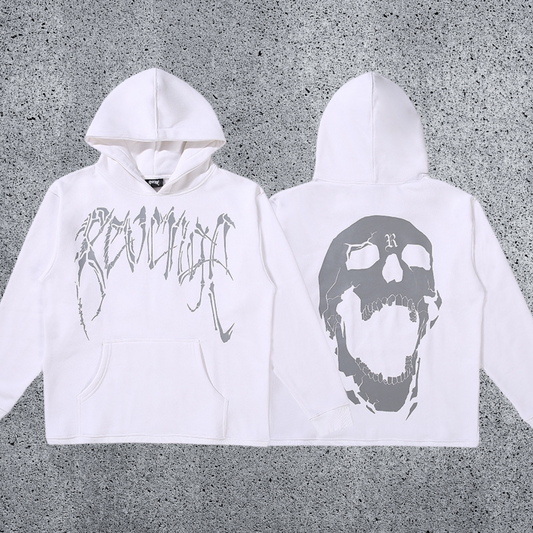 REVENGE Skull Graphic Hoodie