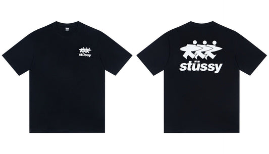 STUSSY Stock Link T-Shirt – Black