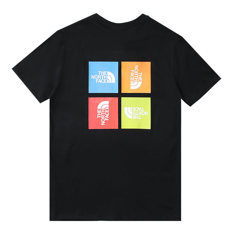 The North Face Quad Box Logo Black T-Shirt