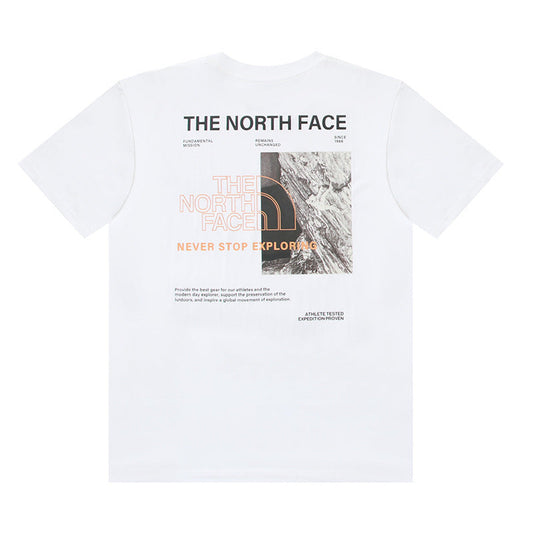 The North Face Mountain Texture Heritage White T-Shirt