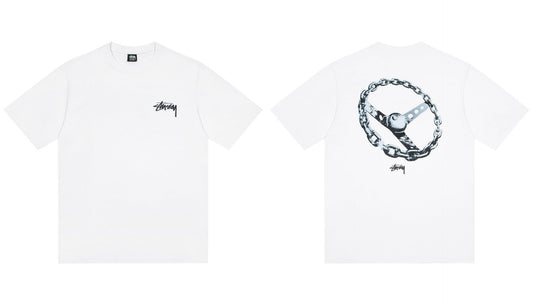 STUSSY Chain Graphic T-Shirt