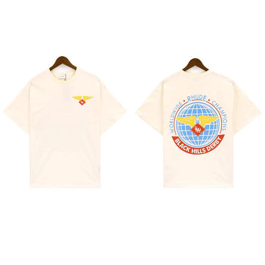 RHUDE Black Hills Derby T-Shirt