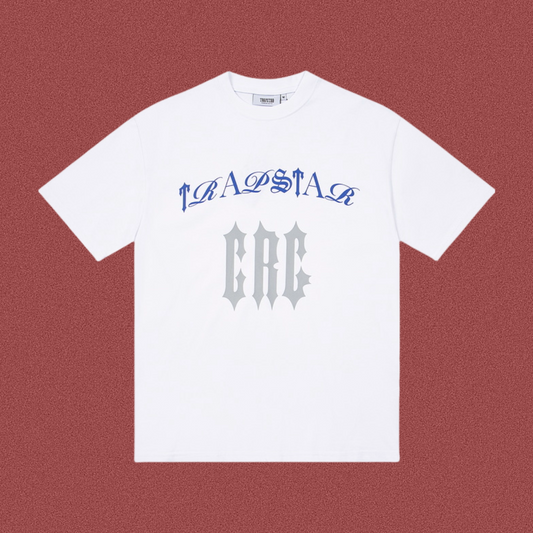 TRAPSTAR Gothic Logo White T-Shirt