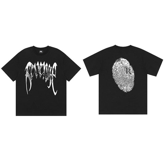 REVENGE Fingerprint Graphic T-Shirt