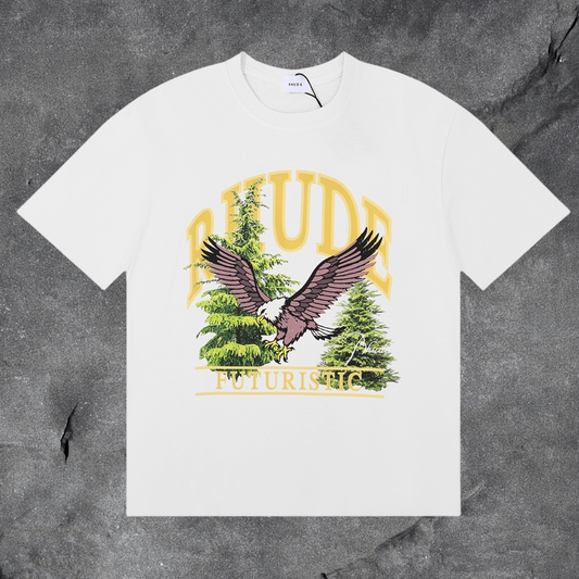 RHUDE Futuristic Eagle Graphic T-Shirt